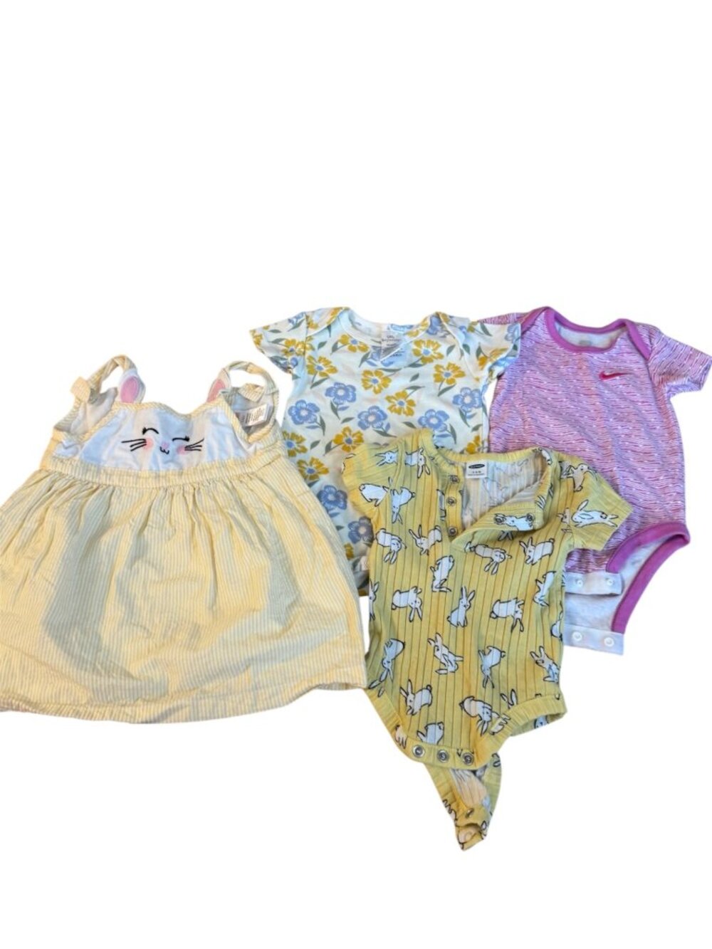 Baby Girl 3-6 Month Summer Clothes Bundle Gymboree Nike Old Navy Floral Bunny D